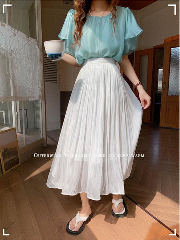 Fusta midi dama D1822 - Lusha.ro