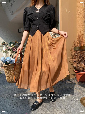 Fusta midi dama D1822 - Lusha.ro