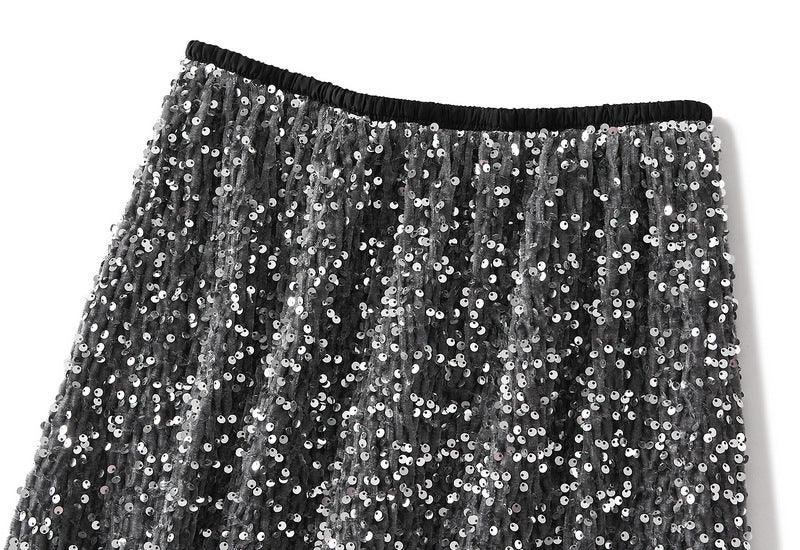 Fusta midi dama D8035 - Lusha.ro